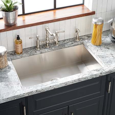 A large image of the Signature Hardware 948477 Stainless Steel