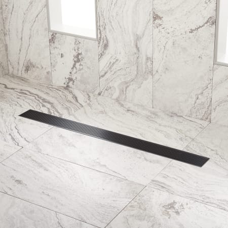 Signature Hardware 443302 Matte Black Carmen 40 Quot Linear