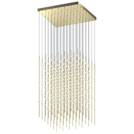 A large image of the Sonneman 2169C-J20 Satin Brass / Clear