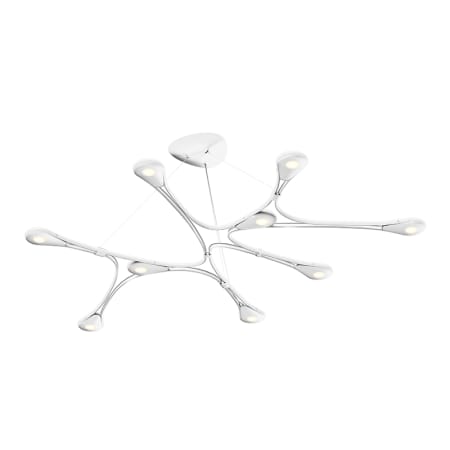 A large image of the Sonneman 3274-40 Satin White