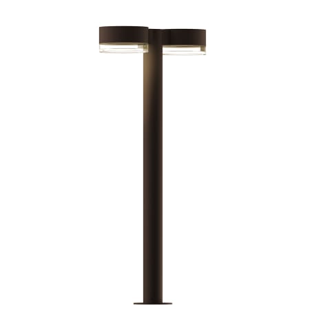 A large image of the Sonneman 7308.PC.FH-WL Textured Bronze