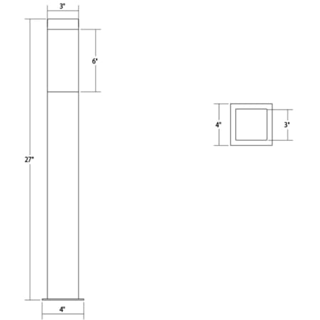 A large image of the Sonneman 7383-WL Alternate Image