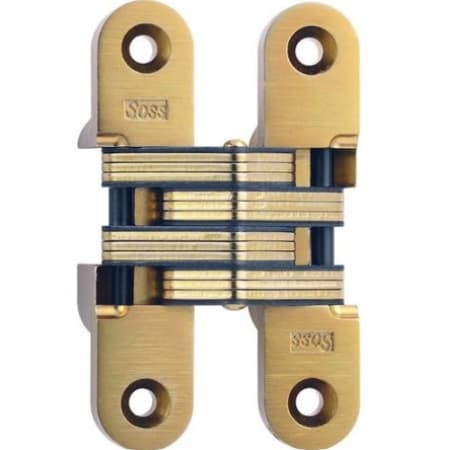 A large image of the Soss 216 Satin Brass