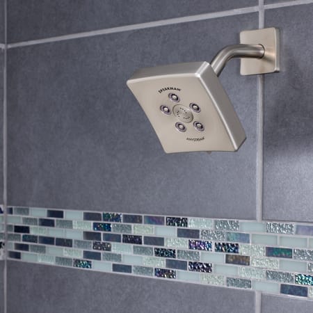 A large image of the Speakman S-3021-E2 Speakman-S-3021-E2-Installed on Tile