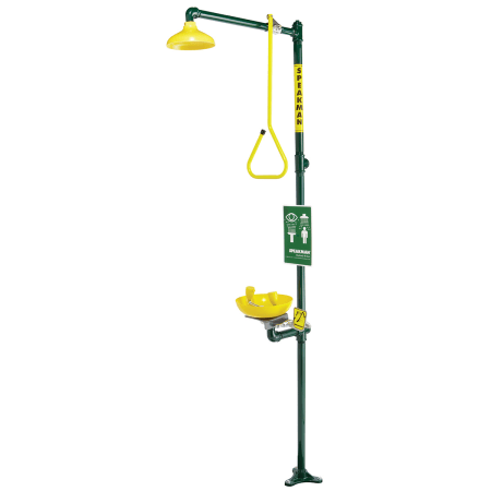 A large image of the Speakman SE-695 Yellow / Green