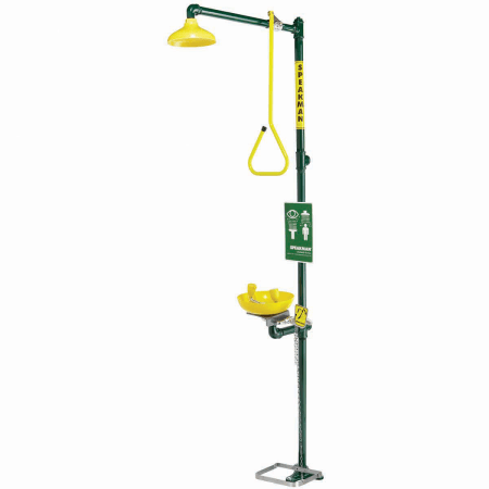 A large image of the Speakman SE-697-HFO Yellow / Green