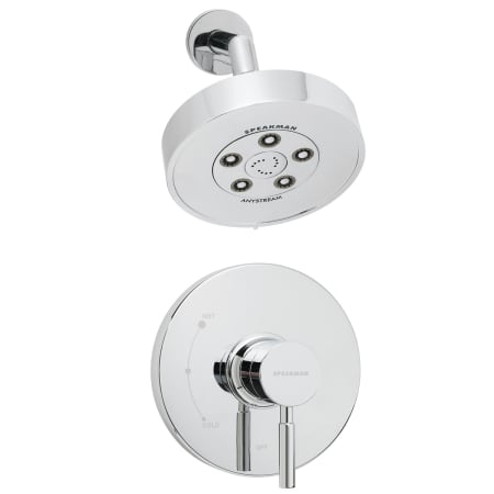 A large image of the Speakman SM-1010-P-E2 Polished Chrome