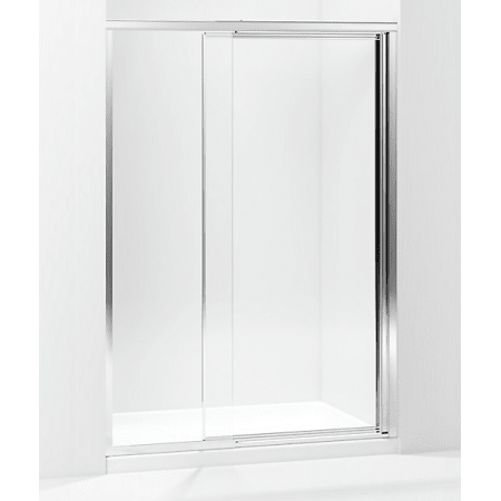 A large image of the Sterling 1506D-48S Silver with Rain Glass Texture