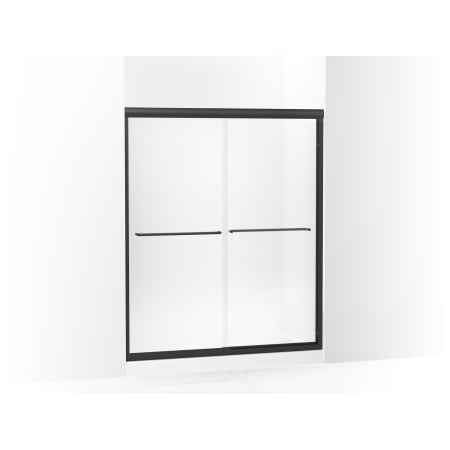 A large image of the Sterling 5475-59P Matte Black Frame Finish with Frost Clear Glass
