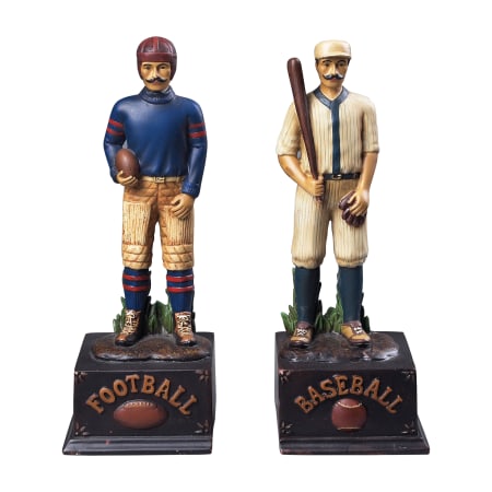 A large image of the Sterling Industries 91-5215 Football and Baseball