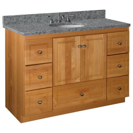 A large image of the Strasser Ultraline-48-7-Vanity Natural Alder