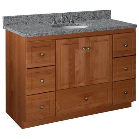 A large image of the Strasser Ultraline-48-7-Vanity Medium Alder