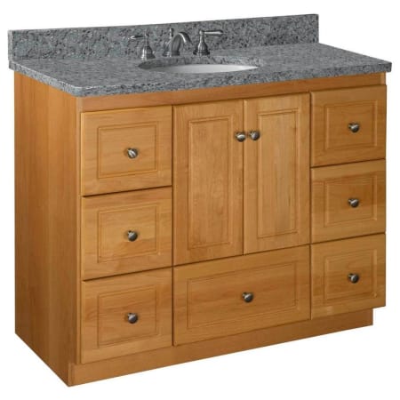 A large image of the Strasser Ultraline-42-7-Vanity Natural Alder