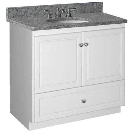 A large image of the Strasser Ultraline-36-1-Vanity Satin White