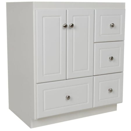 A large image of the Strasser Ultraline-30-4-Vanity-Right Satin White