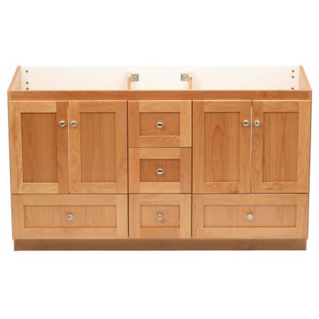 A large image of the Strasser Shaker-60-5-Vanity Natural Alder