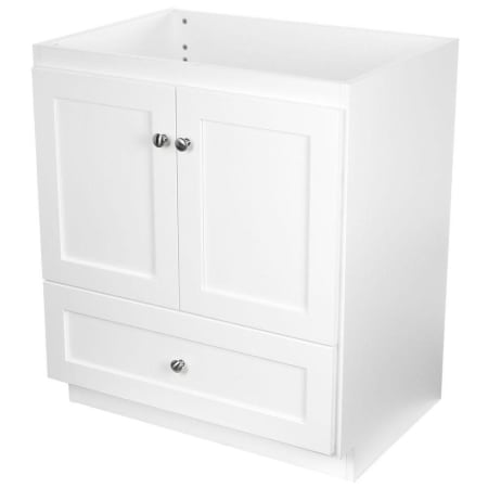 A large image of the Strasser Shaker-30-1-Vanity Satin White