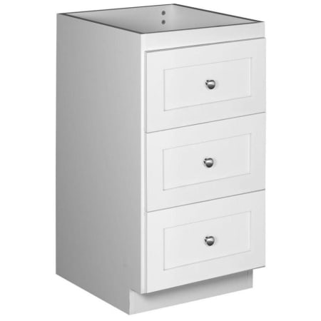 A large image of the Strasser Shaker-18-3-Cabinet Satin White