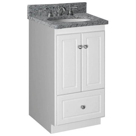 A large image of the Strasser Ultraline-18-1-Vanity Satin White