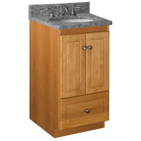 A large image of the Strasser Ultraline-18-1-Vanity Natural Alder