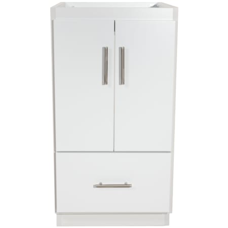 A large image of the Strasser Slab-18-1-Vanity Satin White