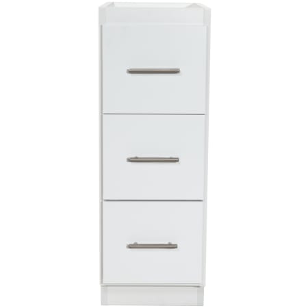 A large image of the Strasser Slab-12-3-Cabinet Satin White