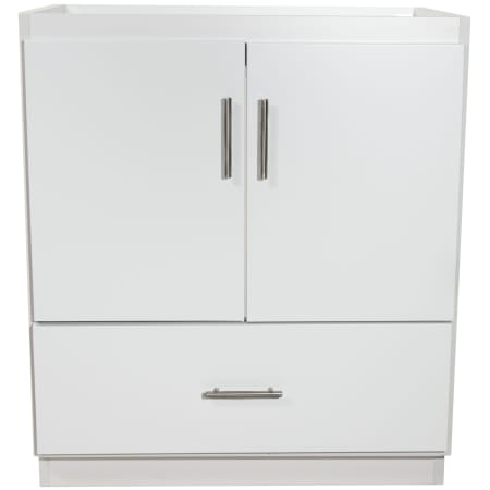 A large image of the Strasser Slab-30-1-Vanity Satin White