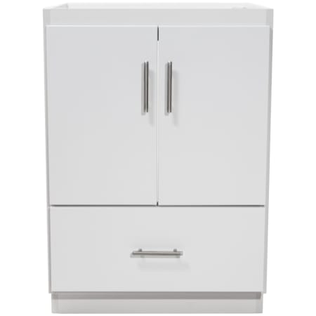 A large image of the Strasser Slab-24-1-Vanity Satin White