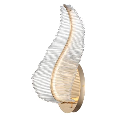 A large image of the Studio M SM23810 Gold / Beveled Crystal