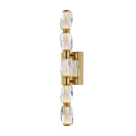 A large image of the Studio M SM24863 Gold / Beveled Crystal