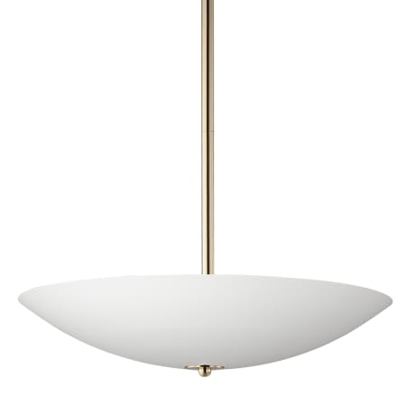 A large image of the Studio M SM81854 French Gold / Matte White