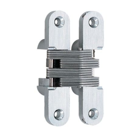 Sugatsune R 60 Satin Chrome 2 3 8 Inch High Full Inset Invisible A Large Image Of The Sugatsune R 60 Satin Chrome