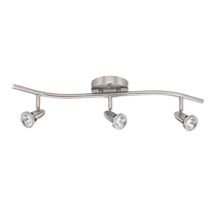 Sunset Lighting F2990-80 Bright Satin Nickel 3 Light 26" Wide Fixed