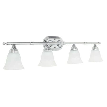 A large image of the Sunset Lighting F3654 Polished Chrome