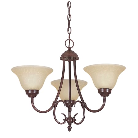 Sunset Lighting F6373-62 Rubbed Bronze Madrid 3 Light 300 Watt 22.5