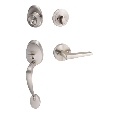 A large image of the Sure-Loc AT507-BS-RD Satin Nickel