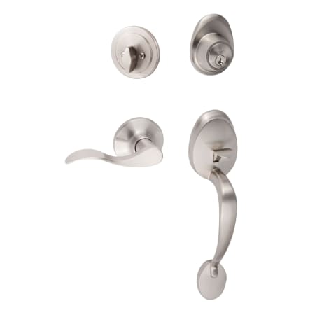 A large image of the Sure-Loc AT507-SB LH Satin Nickel