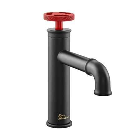 A large image of the Swiss Madison SM-BF83 Matte Black / Red
