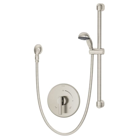 A large image of the Symmons 3503-H321-V-CYL-B-STN1.5 Satin Nickel