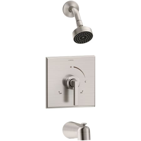 A large image of the Symmons 3602-1.5-TRM Satin Nickel