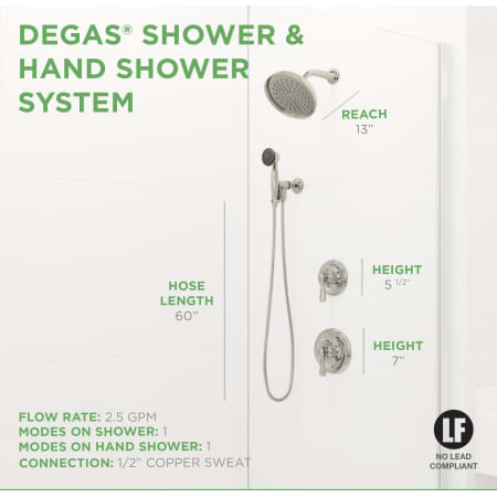 A large image of the Symmons 5405 Degas Shower System