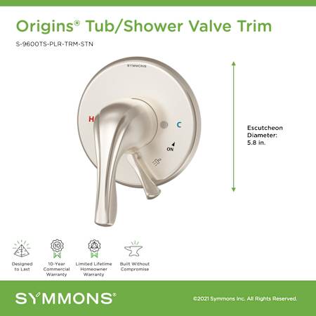 A large image of the Symmons S-9600TS-PLR-TRM Alternate Image