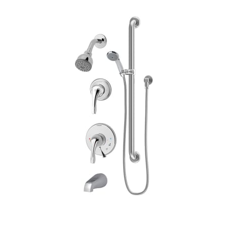 A large image of the Symmons S-9606-PLR Chrome