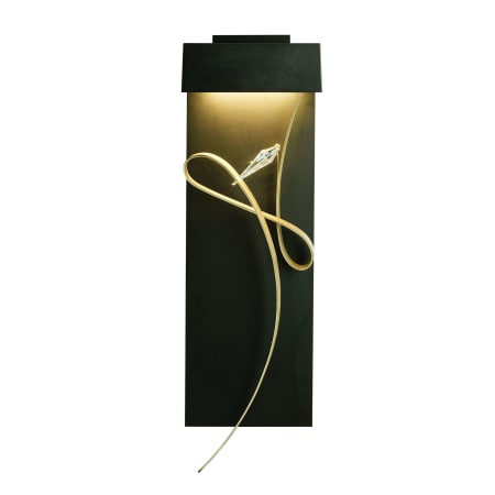 A large image of the Synchronicity 205440-LED-CR Black / Soft Gold