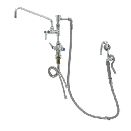 A large image of the T and S Brass B-0602 Chrome