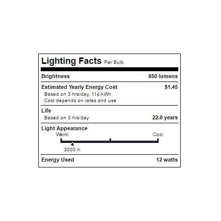 A large image of the TCP LED12P30D30KSP TCP LED12P30D30KSP