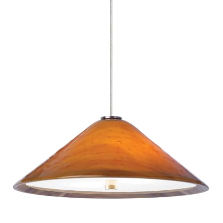 A large image of the Tech Lighting 700MPLRKA Amber with Antique Bronze finish