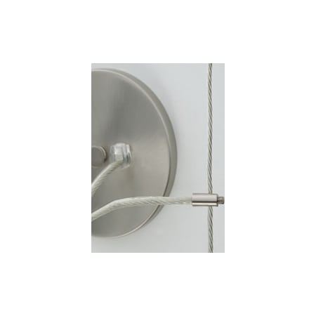 A large image of the Tech Lighting 700KPCEN4 Satin Nickel