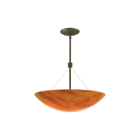 A large image of the Tech Lighting 700LRKS1914A Amber with Antique Bronze finish