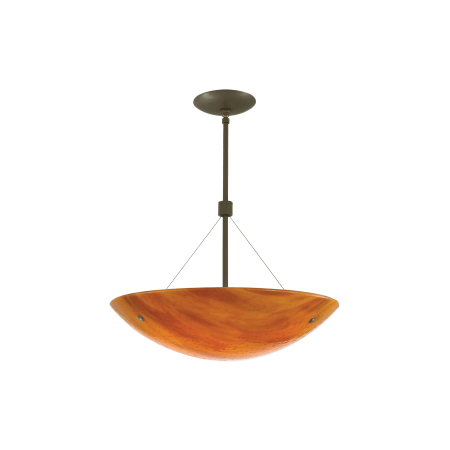 A large image of the Tech Lighting 700LRKS1924A Amber with Antique Bronze finish
